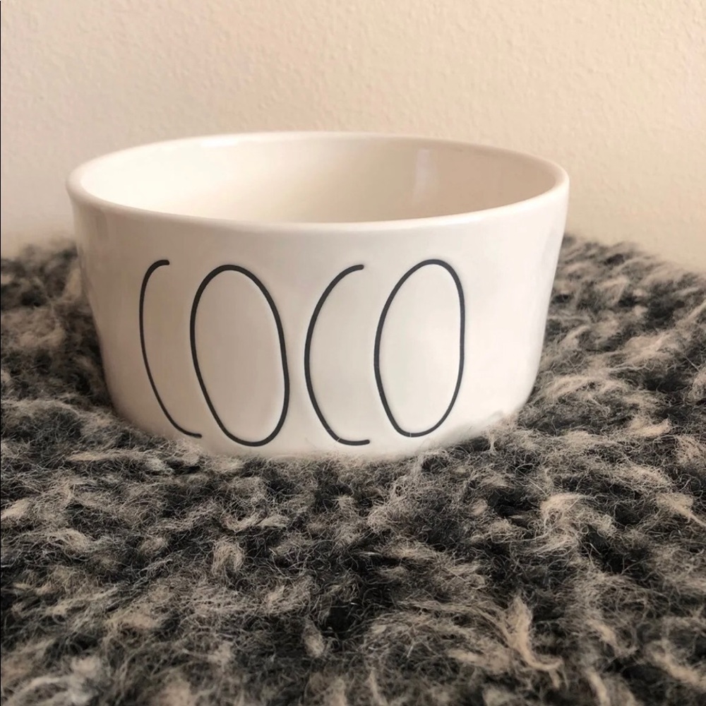 Rae Dunn coco pet bowl